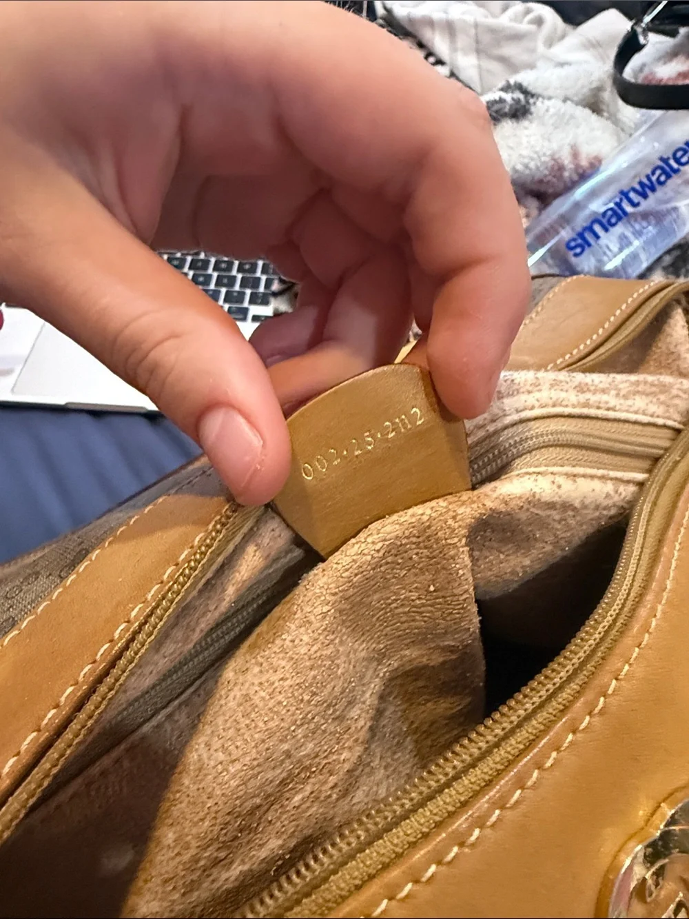 Authentic vintage Gucci Brown and Tan GG Canvas Satchel with Gold Hardware